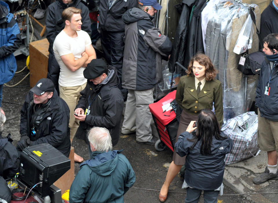 Spotted on Set September 2010 Chris Evans