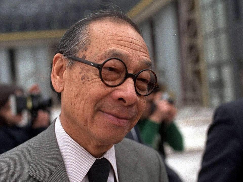 Ieoh Ming Pei headshot, Chinese architect, photo