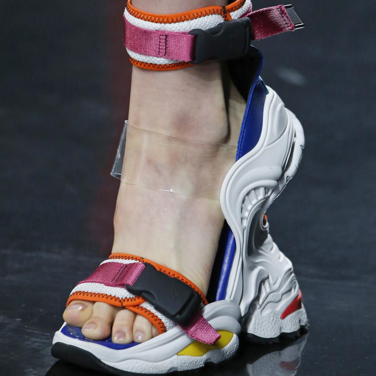 DSquared2 Debuts Dad Sneaker Wedges During Milan Fashion Week