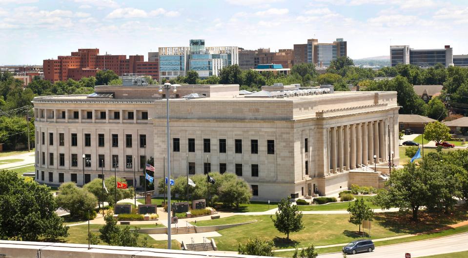 The Oklahoma Judicial Center is the headquarters of the Oklahoma Supreme Court.