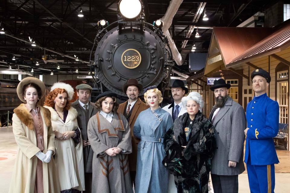 The cast of Broadway Palm’s "Murder on the Orient Express"