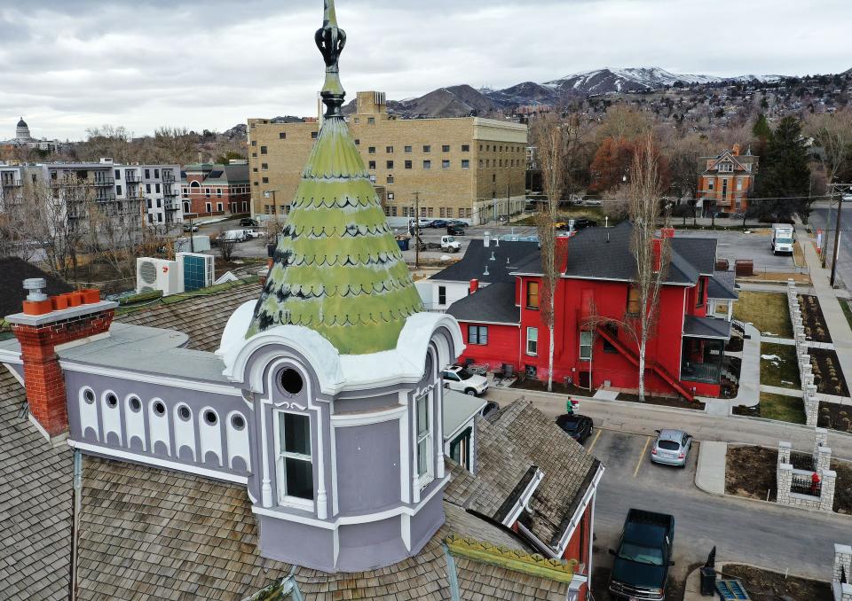 The Other Side Academy campus in Salt Lake City on Wednesday, March 29, 2023. The organization works with former prisoners hoping to rehabilitate their lives. | Jeffrey D. Allred, Deseret News