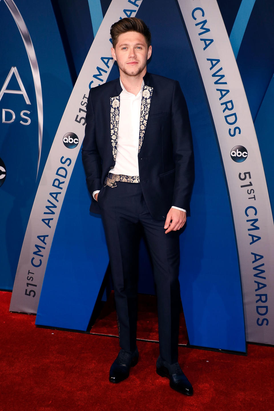 Niall Horan at the 51st annual CMA Awards in Nashville