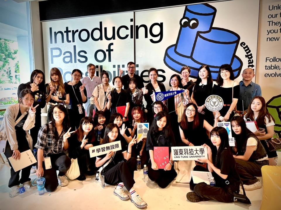 《圖說》嶺東師生參與新加坡國家設計中心設計週展覽活動。