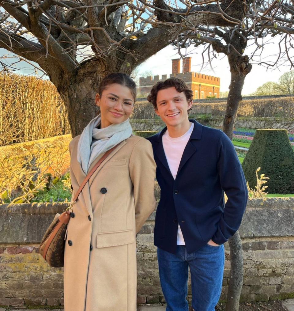 Tom Holland and Zendaya at Hampton Court (Tracy Borman)