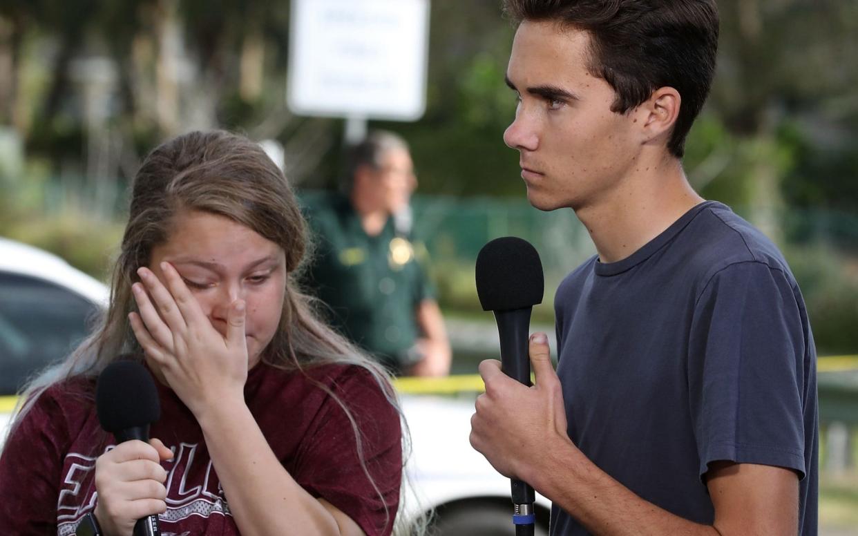 Students have been speaking up about gun violence after there was a fatal shooting at their school  - Getty Images North America