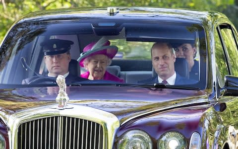 The Queen and Duke and Duchess of Cambridge attend Crathie Church - Credit: Duncan McGlynn
