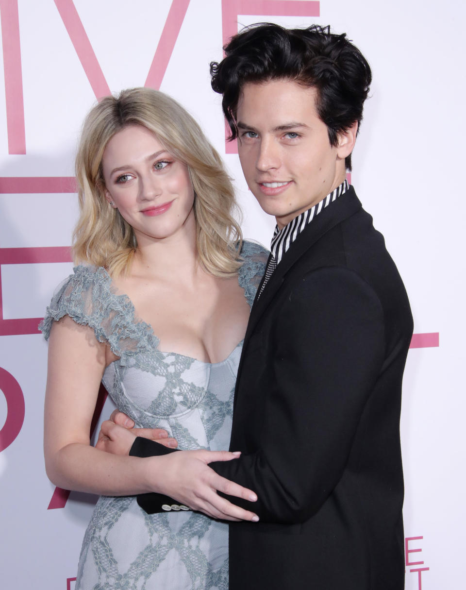 Lili Reinhart Cole Sprouse Split