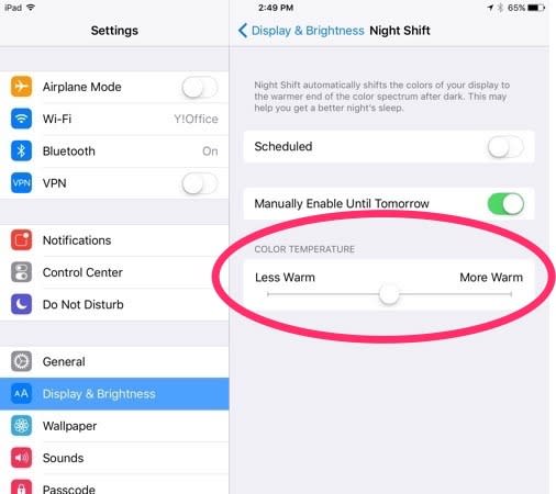 iOS 9.3's Night Shift, explored: what is it, how to enable and manage it -  PhoneArena