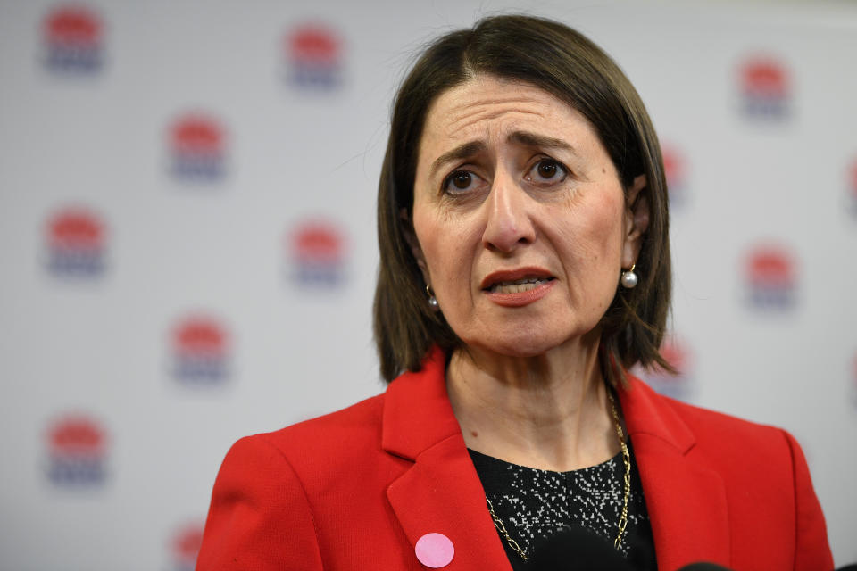 NSW will futher limit overseas arrivals during the coronavirus pandemic, Premier Gladys Berejiklian (pictured) said.