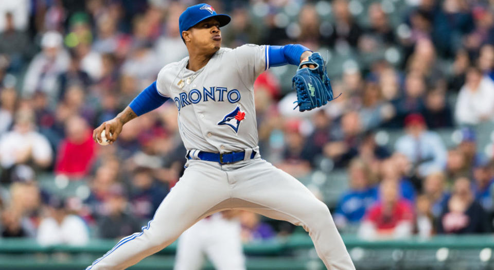 Marcus Stroman has had a tough start to 2018, but he could be working on something. (Jason Miller/Getty Images)