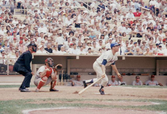 Major League Baseball umpire Lee Weyer looks on from the field during  News Photo - Getty Images