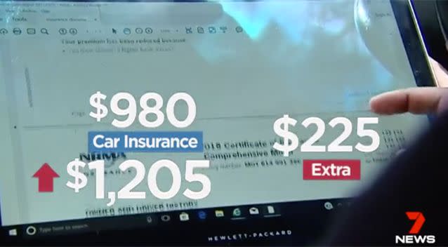 Costs can go up depending from a postcode change alone. Source: 7 News