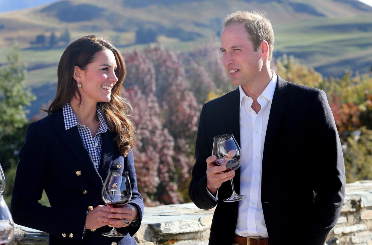 Prince William and Kate Middleton in New Zealand