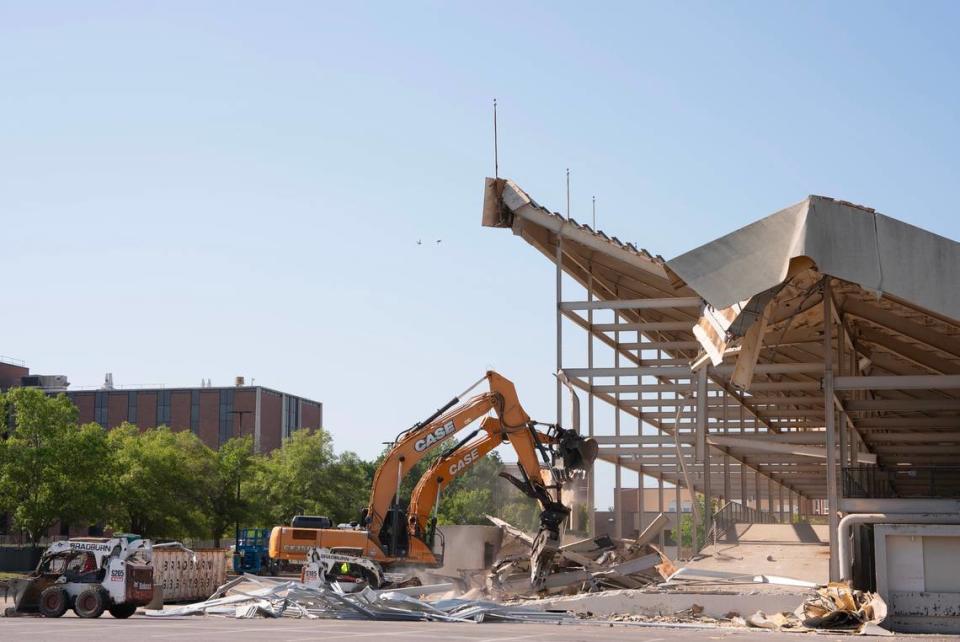 With reconstruction already underway at Wichita State University’s Cessna Stadium, it would be a snap to upsize the project to fit the Kansas City Chiefs.
