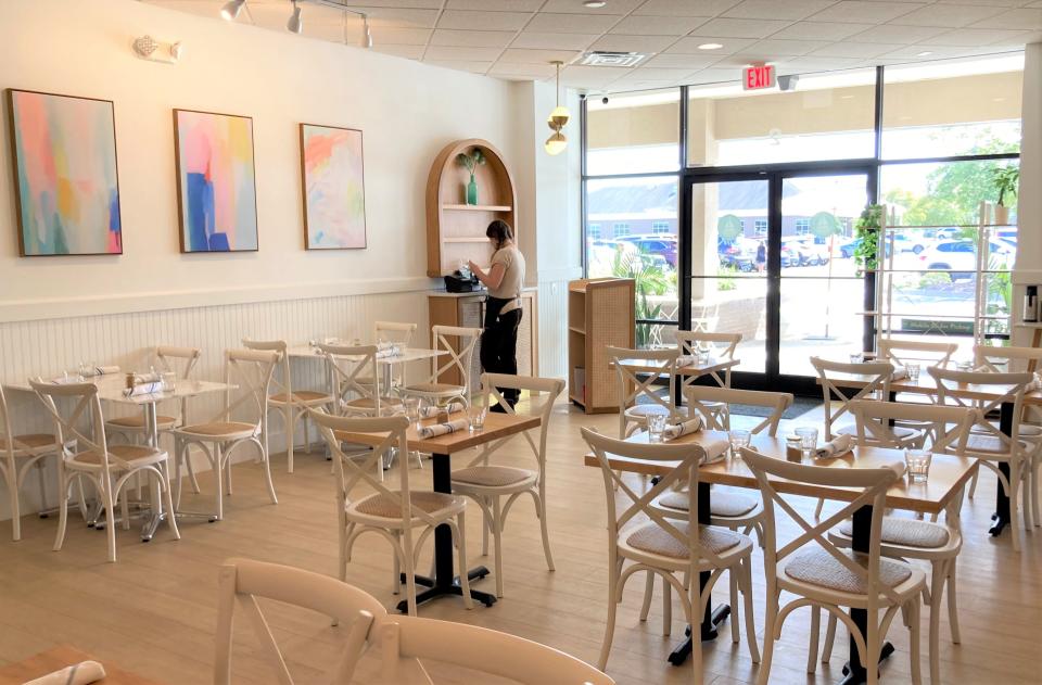 Drift Coffee & Kitchen at 3501 Oleander Dr. recently opened, as of September 2023 in Wilmington's Hanover Center shopping center.