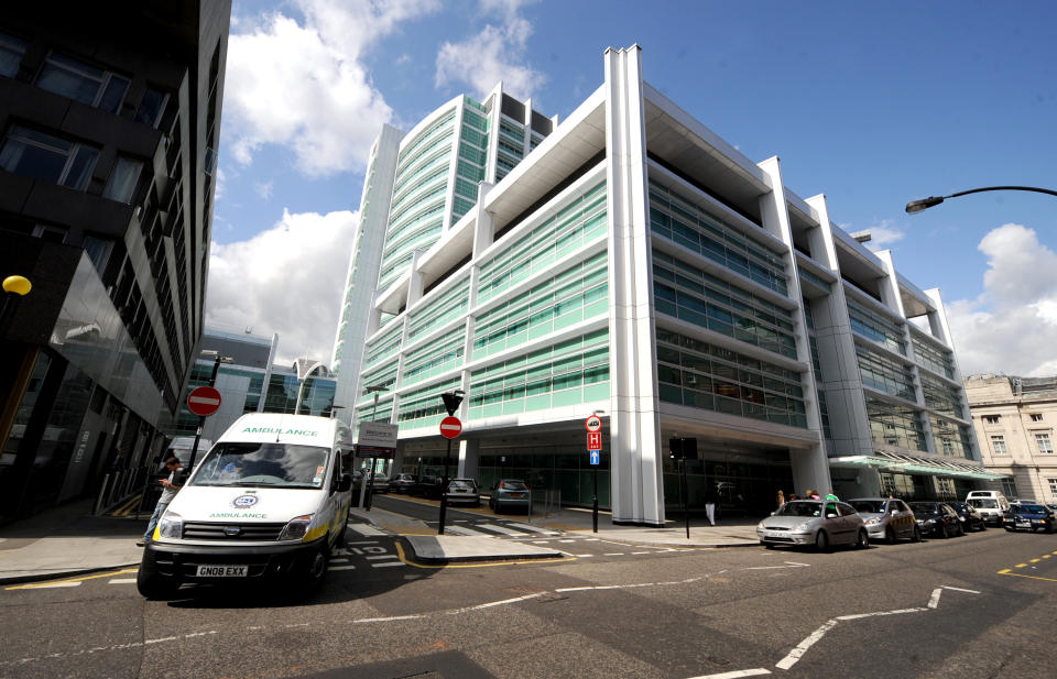 A general view of the Elizabeth Garrett Anderson Hospital in London.   (Photo by Anthony Devlin/PA Images via Getty Images)