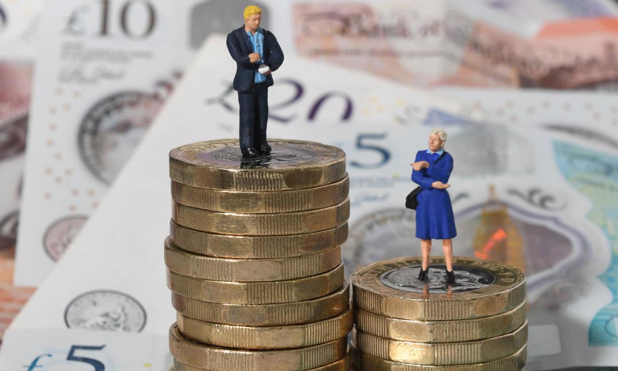 <span>Almost four out of five firms and public bodies are still paying men more than women although the median pay gap reduced slightly to 9.1% in 2023-2024.</span><span>Photograph: Joe Giddens/PA</span>