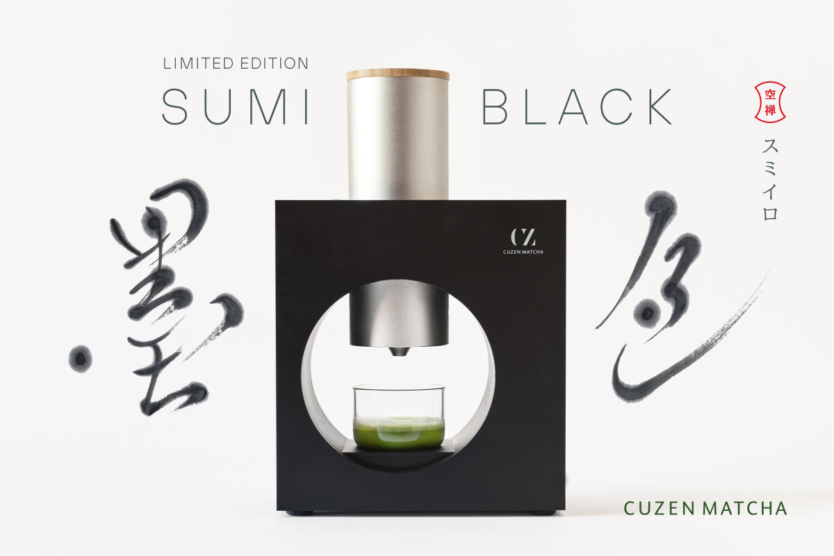 Introducing the Cuzen Matcha Maker Starter Kit Sumi Black: A New Matte  Black Edition of Cuzen Matcha's Award-Winning, At-Home Matcha Maker