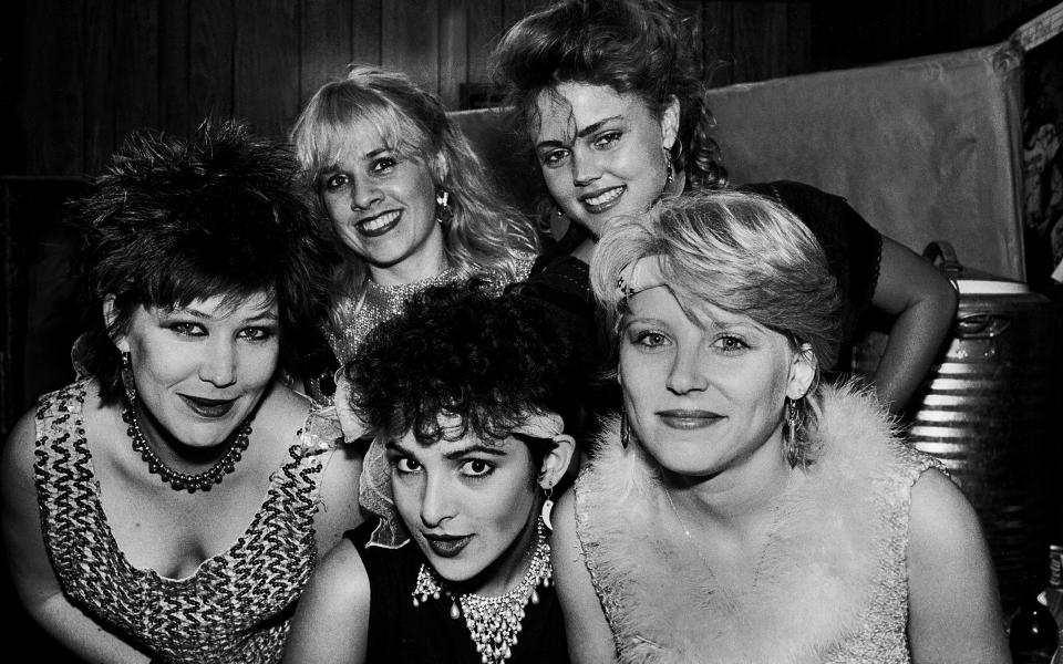 (L-R): Valentine, Charlotte Caffey, Jane Wiedlin, Belinda Carlisle, and Gina Schock - Getty