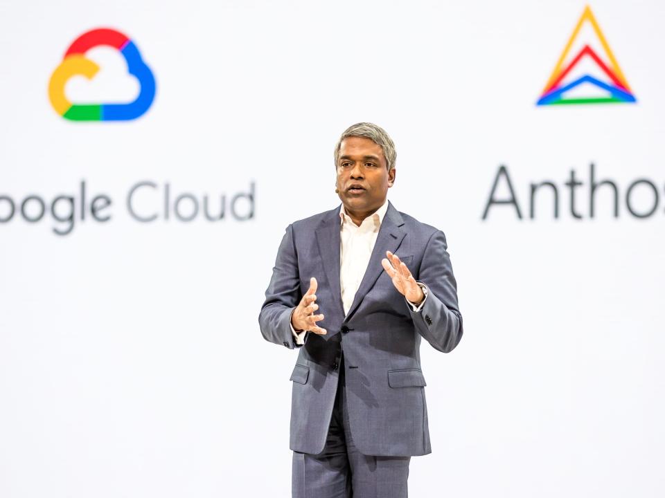 Google Cloud CEO Thomas Kurian at Google Cloud Next 2019