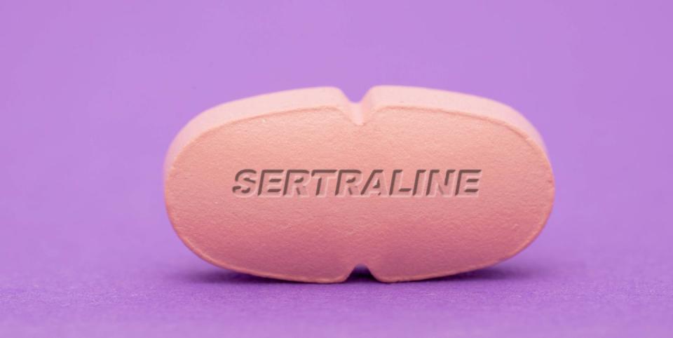 sertraline pill, conceptual image