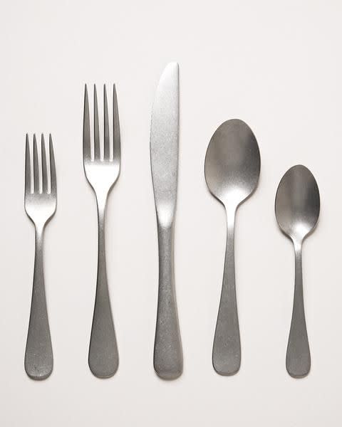 <p><strong>Woodstock</strong></p><p>farmhousepottery.com</p><p><strong>$85.00</strong></p><p>Farmhouse Pottery collaborated with one of the only cutlery factories left in the U.S. to create the perfect flatware for everyday use. It's easy to dress up and adds a more modern touch to a formal setting.</p>