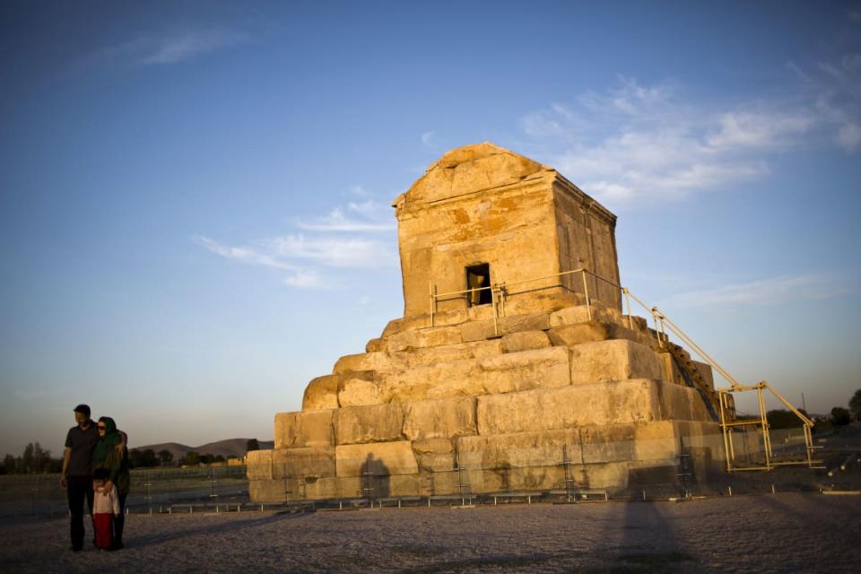 <div class="inline-image__caption"><p>The tomb of Cyrus II of Persia, known as Cyrus the Great, the founder of the Persian Achaemenid Empire in 6th century BCE in the town of Pasargadae. For his momentous role in Israelite history the Bible actually calls Cyrus God’s anointed one, the Messiah.</p></div> <div class="inline-image__credit">BEHROUZ MEHRI/Getty Images</div>