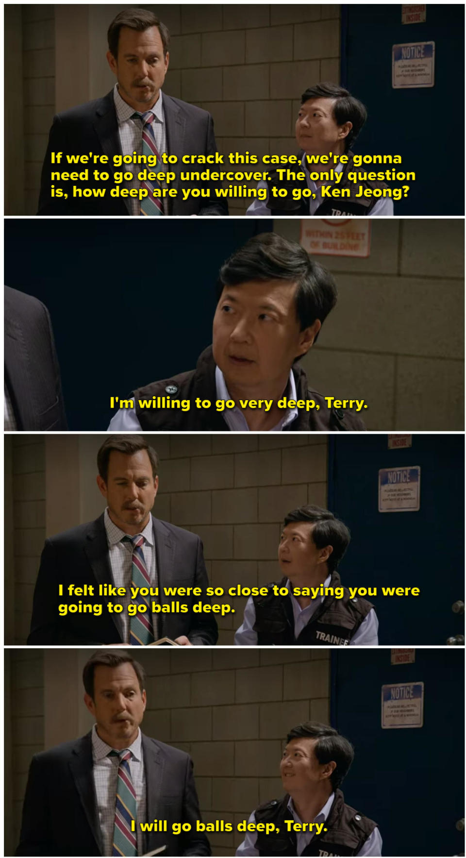 Ken Jeong says that he's willing to go balls deep