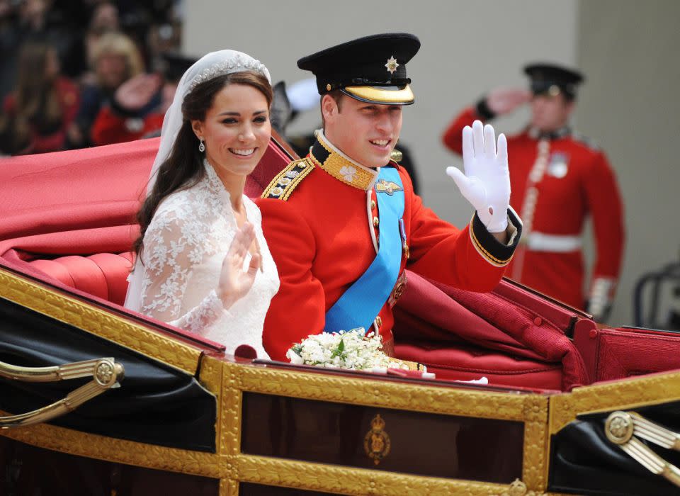 Kate and William married in April 2011. Photo: Getty