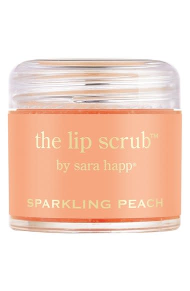 Polyvore Pick: Sara Happ The Lip Scrub Sparkling Peach Lip Exfoliator