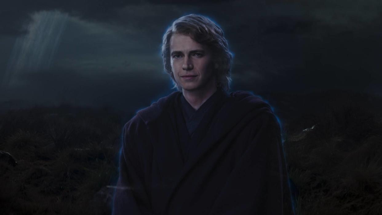  Hayden Christensen as Anakin Skywalker in Ahsoka. 