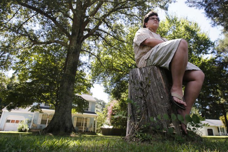 Transgender high school student Gavin Grimm in Gloucester, Va. (Photo: Steve Helber/AP)