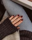 <p>These two pictures perfectly illustrate how OPI's clever Malaga Wine shade is a rusty deep red in the daylight but under the cover of darkness turns to a vampy blood-black red.</p><p><a class="link " href="https://www.amazon.co.uk/OPI-Nail-Polish-Malaga-Wine/dp/B00421YYXW/" rel="nofollow noopener" target="_blank" data-ylk="slk:BUY NOW;elm:context_link;itc:0;sec:content-canvas">BUY NOW</a></p><p><a href="https://www.instagram.com/p/ClhN04IMl1P/" rel="nofollow noopener" target="_blank" data-ylk="slk:See the original post on Instagram;elm:context_link;itc:0;sec:content-canvas" class="link ">See the original post on Instagram</a></p>