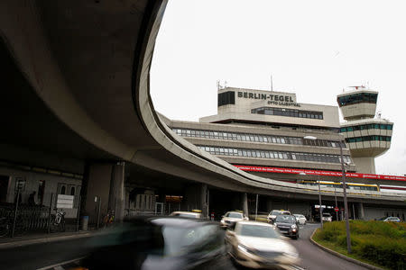 The main building and tower of Tegel Airport seen in Berlin, Germany, September 14, 2017. REUTERS/Axel Schmidt