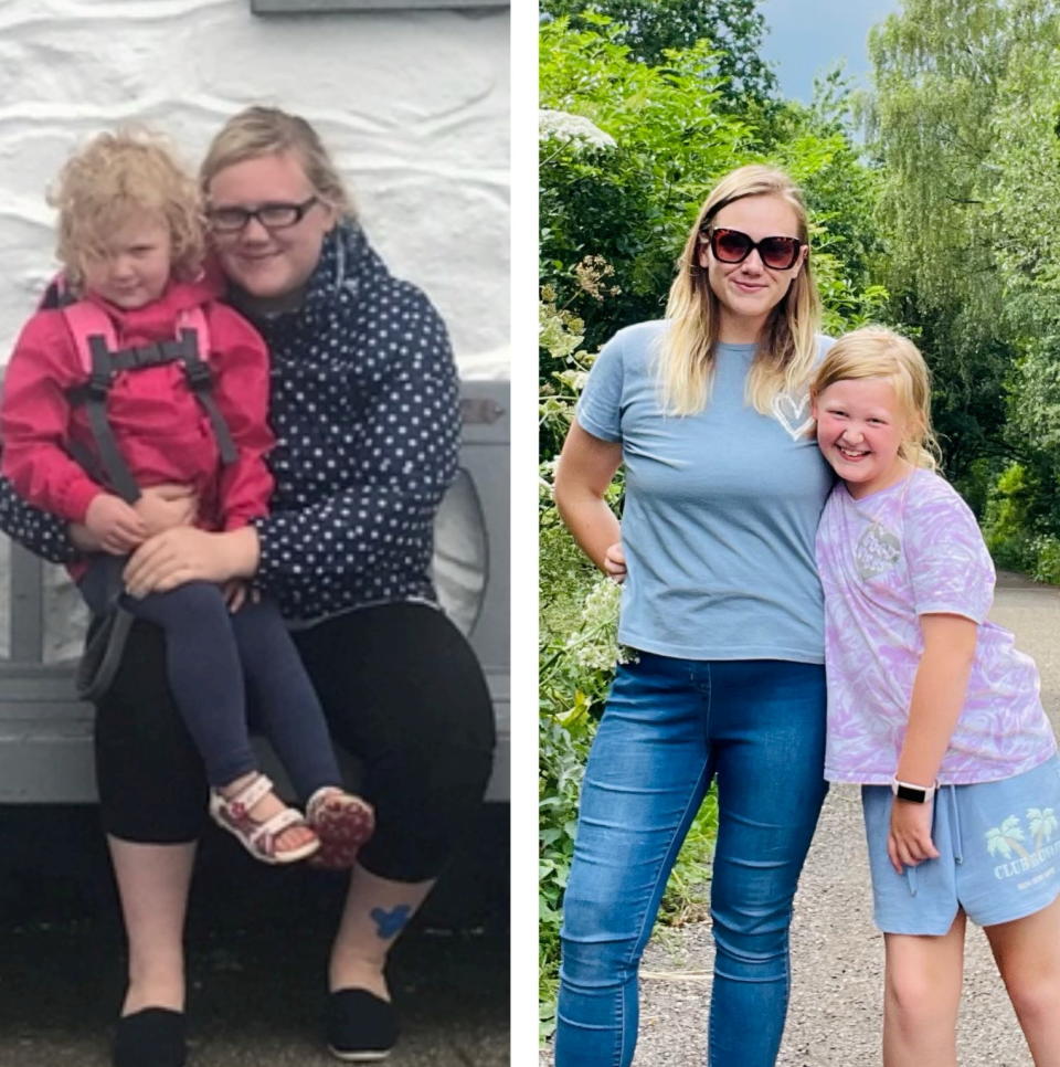 The mum-of-three says she feels like a 'new woman' following her weight loss. (Sian Doulton/SWNS)