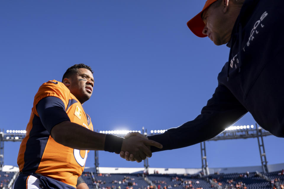 The Russell Wilson-Sean Payton union never clicked for the head coach. (Photo by Michael Owens/Getty Images)