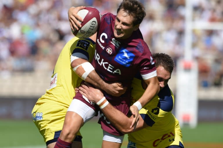 Bordeaux-Begles scrum-half Baptiste Serin orchestrated the victory over Clermont