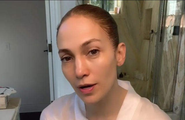 Jennifer Lopez Shares Makeup Free Instagram Video