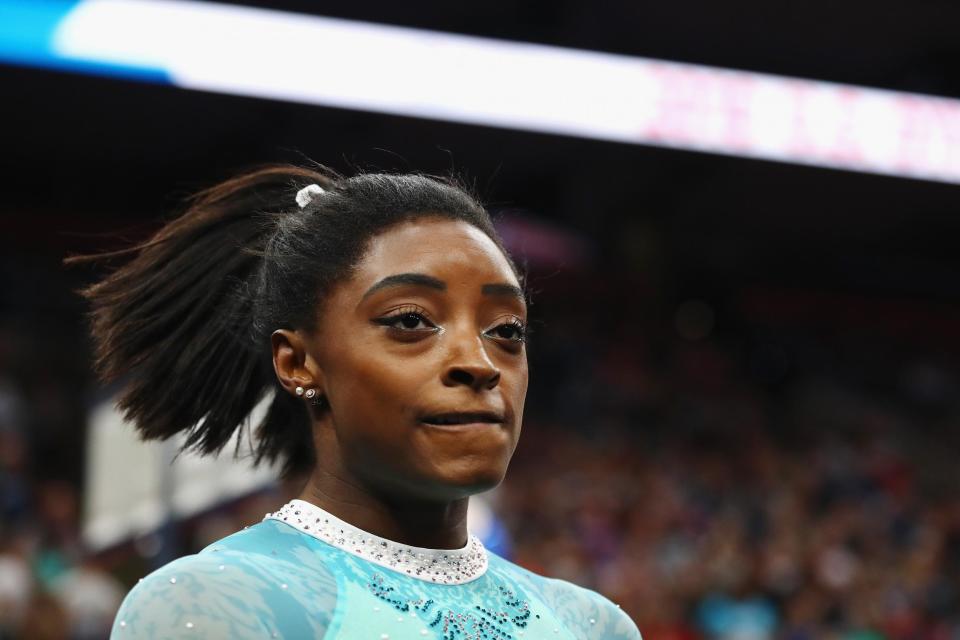 Simone Biles was one of the gymnasts to speak out against Mary Bono's appointment: Getty