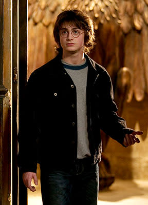 <p>Daniel Radcliffe as Harry Potter in Warner Bros. Harry Potter and the Goblet of Fire - 2005</p>