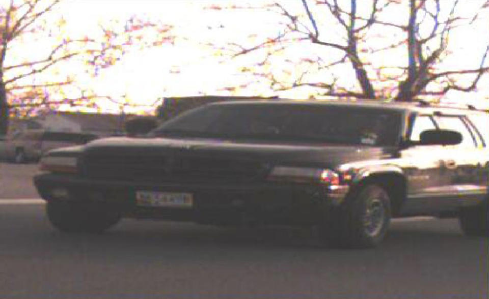 This photo released by the Federal Bureau of Investigation shows the vehicle of Timothy Virts. Police searched Thursday, March 6, 2014, for an 11-year-old girl who was reported missing after her mother was found slain in their home in Dundalk. Baltimore County Police believe the girl, Caitlyn Virts, is with her father, 38-year-old Timothy Virts, and they are concerned for her safety, department spokeswoman Elise Armacost said.