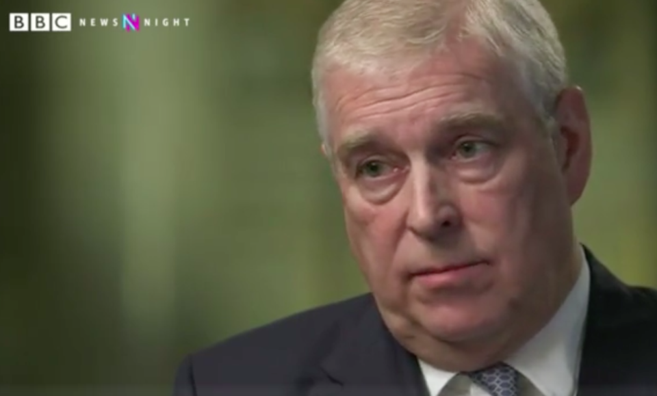 Prince Andrew has been widely criticised for his comments in the interview (Picture: BBC)