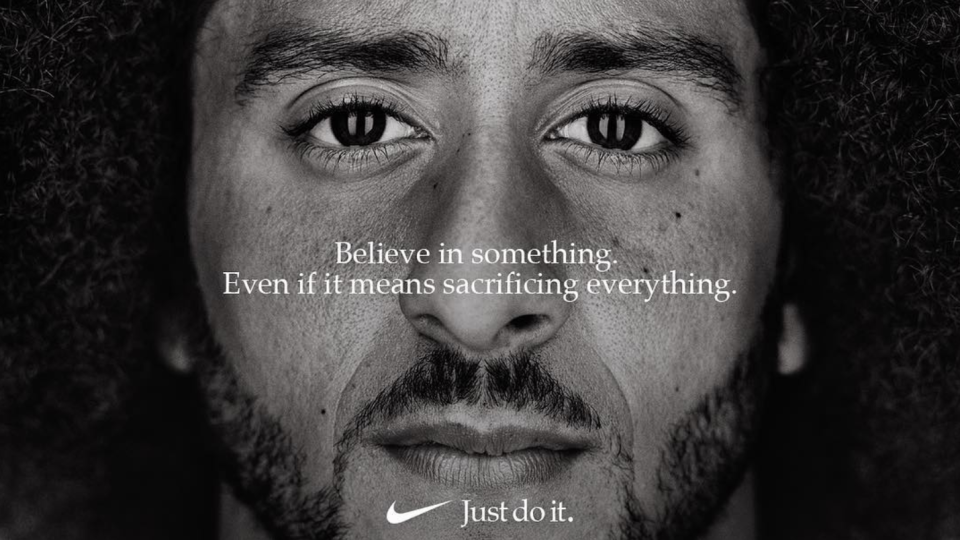 <span>Nike’s casting of Colin Kaepernick in their new campaign has sparked boycott. [Photo: Nike]</span>