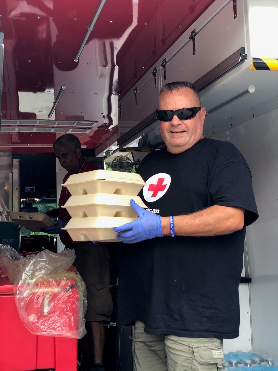 Byron Ek, of the Florida Gulf Coast to Heartland Chapter of the American Red Cross, packed up more than a week ago and left for Kentucky as a volunteer, not knowing what to expect.