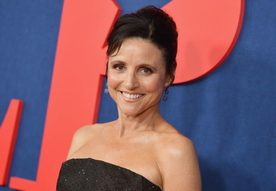 Closeup of Julia Louis-Dreyfus