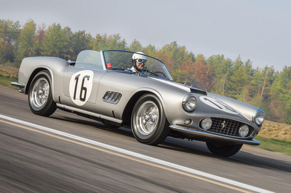 <p><strong>Sold by RM Sotheby’s for $17,990,000, 2017</strong></p><p>Created from the outset as a competition car, #1451 GT came third in its class in the 1959 Le Mans 24 Hours – and fifth overall. The second aluminium-bodied California Spider made, RM Sotheby’s reckoned just eight such cars were created...</p>