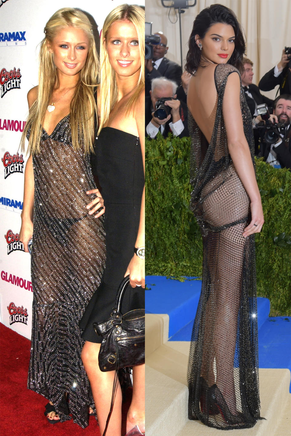 7) Totally Sheer Black Dresses Worn With Absolutely 
 No Shame