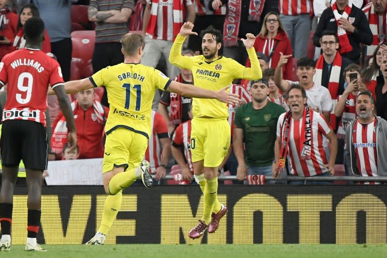 Daniel Parejo's last-gasp penalty grabbed <a class="link " href="https://sports.yahoo.com/soccer/teams/villarreal/" data-i13n="sec:content-canvas;subsec:anchor_text;elm:context_link" data-ylk="slk:Villarreal;sec:content-canvas;subsec:anchor_text;elm:context_link;itc:0">Villarreal</a> a point at <a class="link " href="https://sports.yahoo.com/soccer/teams/bilbao/" data-i13n="sec:content-canvas;subsec:anchor_text;elm:context_link" data-ylk="slk:Athletic Bilbao;sec:content-canvas;subsec:anchor_text;elm:context_link;itc:0">Athletic Bilbao</a> (ANDER GILLENEA)