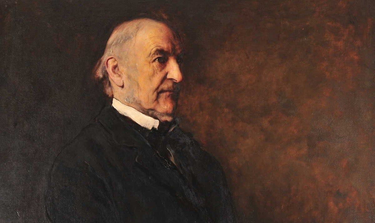 <p>William Gladstone, not the Archbishop of Canterbury</p> (William Ewart Gladstone, 1887-8, by Frank Holl)